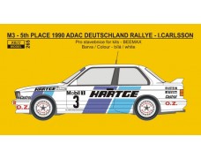 Decal – BMW M3 - 1990 ADAC Deutschland Rallye - I.Carlsson / P.Carlsson